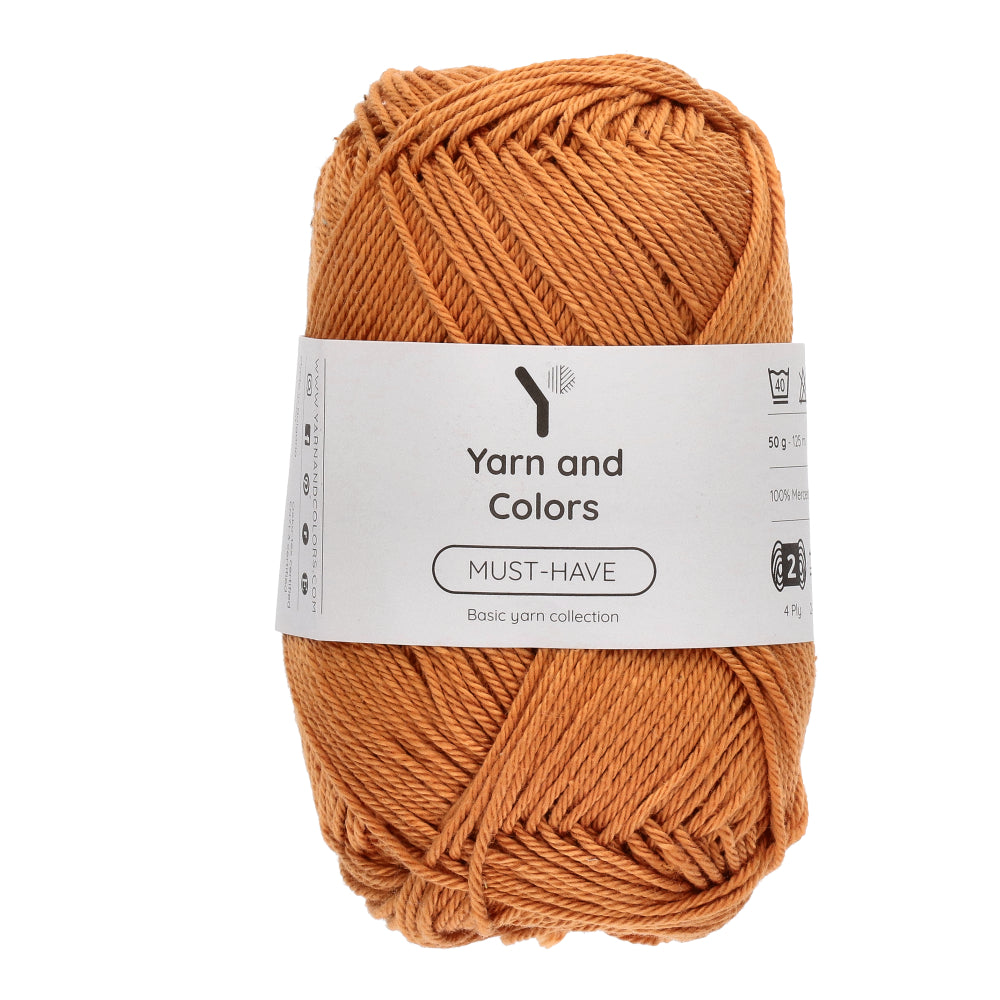 Yarn and Colors Must-have 108 Curry - bol garen in deze kleur