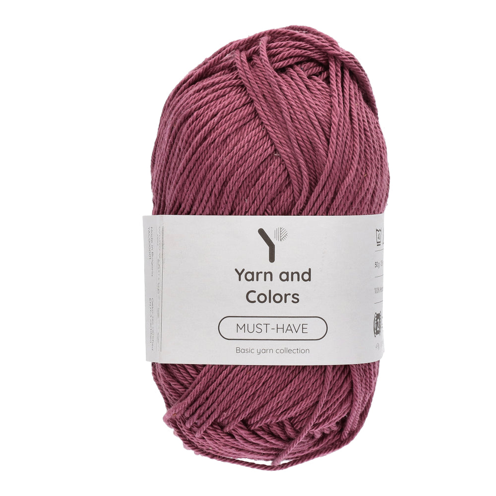 Yarn and Colors Must-have 114 Mauve - bol garen in deze kleur