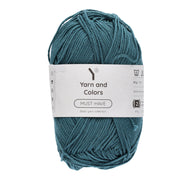 Yarn and Colors Must-have 116 Teal - bol garen in deze kleur