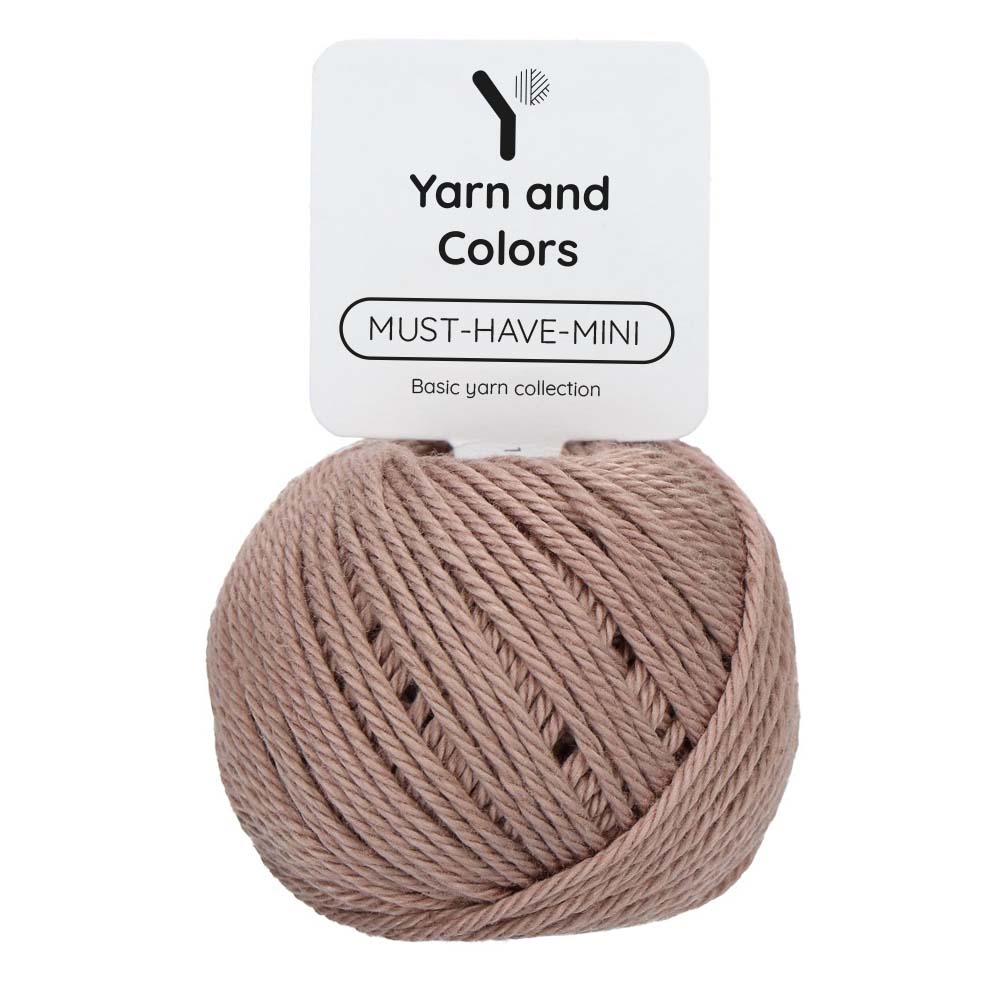 Yarn and Colors Must-have Minis 006 Taupe - bol garen in deze kleur