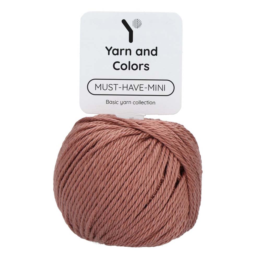 Yarn and Colors Must-have Minis 008 Teak - bol garen in deze kleur