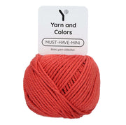 Yarn and Colors Must-have Minis 023 Brick - bol garen in deze kleur