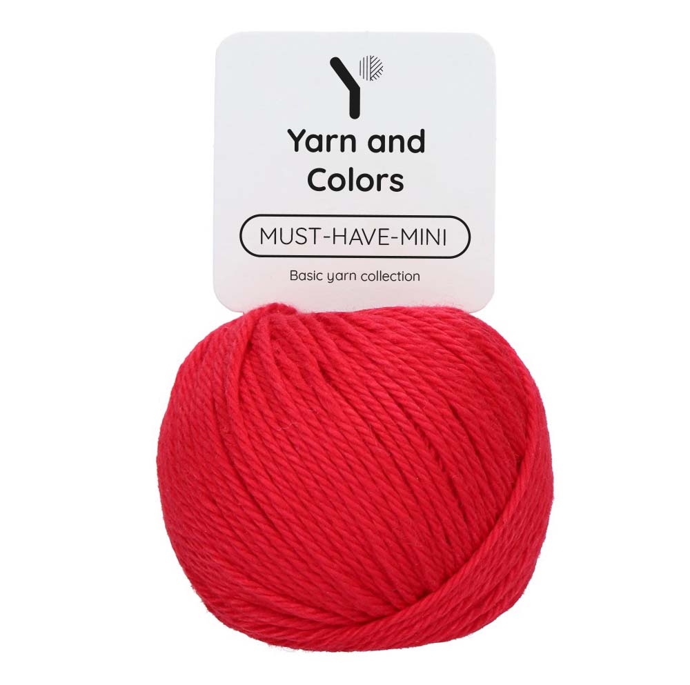Yarn and Colors Must-have Minis 031 Cardinal - bol garen in deze kleur