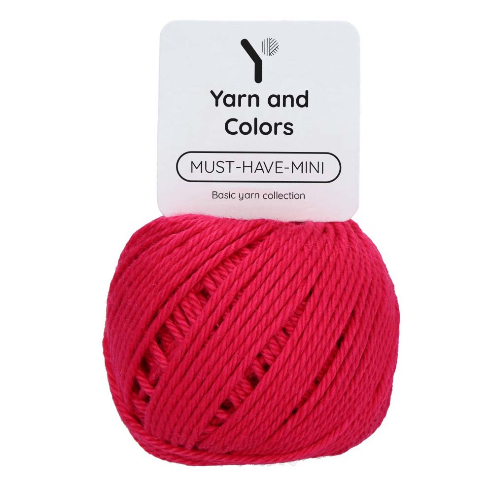 Yarn and Colors Must-have Minis 033 Raspberry - bol garen in deze kleur