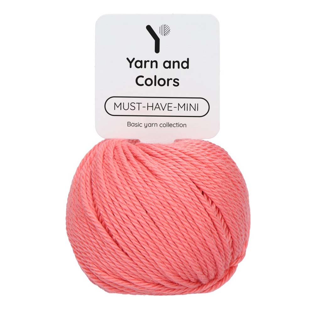 Yarn and Colors Must-have Minis 039 Salmon - bol garen in deze kleur