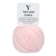 Yarn and Colors Must-have Minis 044 Light Pink - bol garen in deze kleur