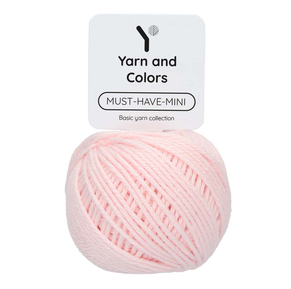 Yarn and Colors Must-have Minis 044 Light Pink - bol garen in deze kleur