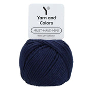 Yarn and Colors Must-have Minis 059 Dark Blue - bol garen in deze kleur