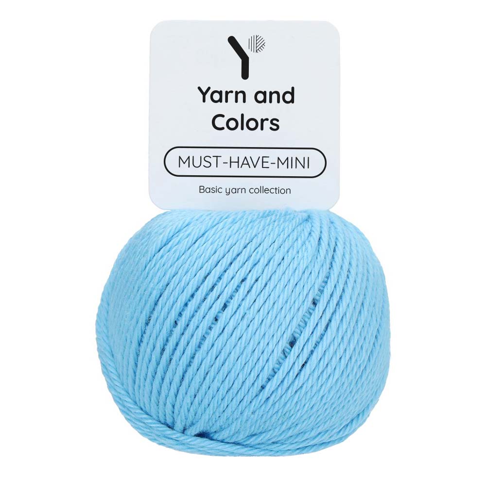 Yarn and Colors Must-have Minis 064 Nordic Blue - bol garen in deze kleur