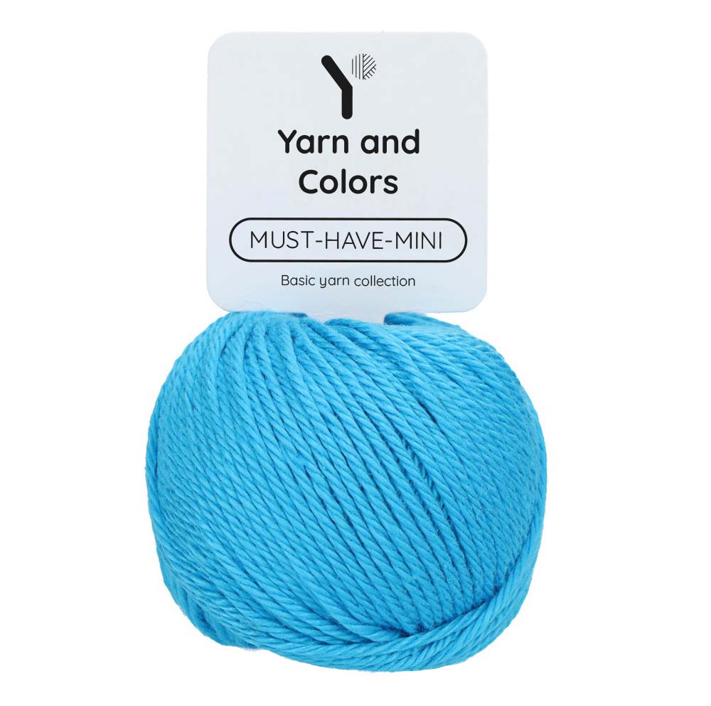 Yarn and Colors Must-have Minis 066 Blue Lake - bol garen in deze kleur