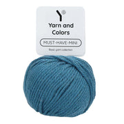 Yarn and Colors Must-have Minis 069 Petrol Blue - bol garen in deze kleur