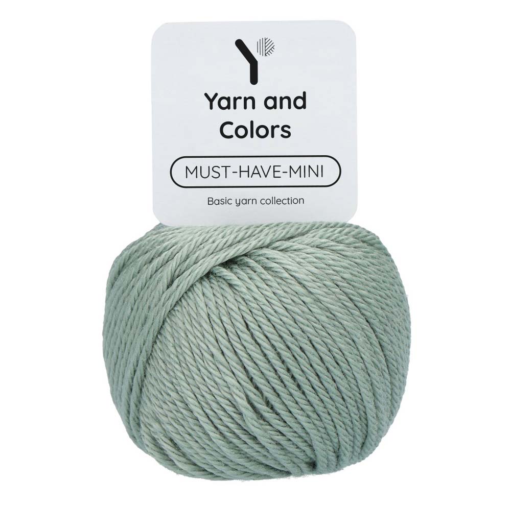 Yarn and Colors Must-have Minis 080 Eucalyptus - bol garen in deze kleur