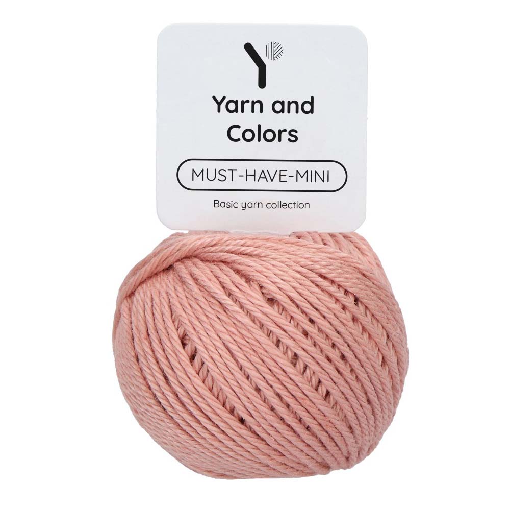 Yarn and Colors Must-have Minis 101 Rosé - bol garen in deze kleur