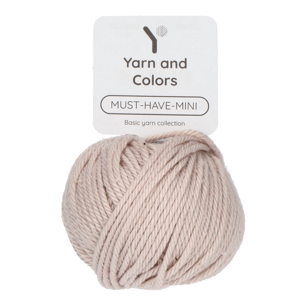 Yarn and Colors Must-have Minis 104 Oatmeal - bol garen in deze kleur