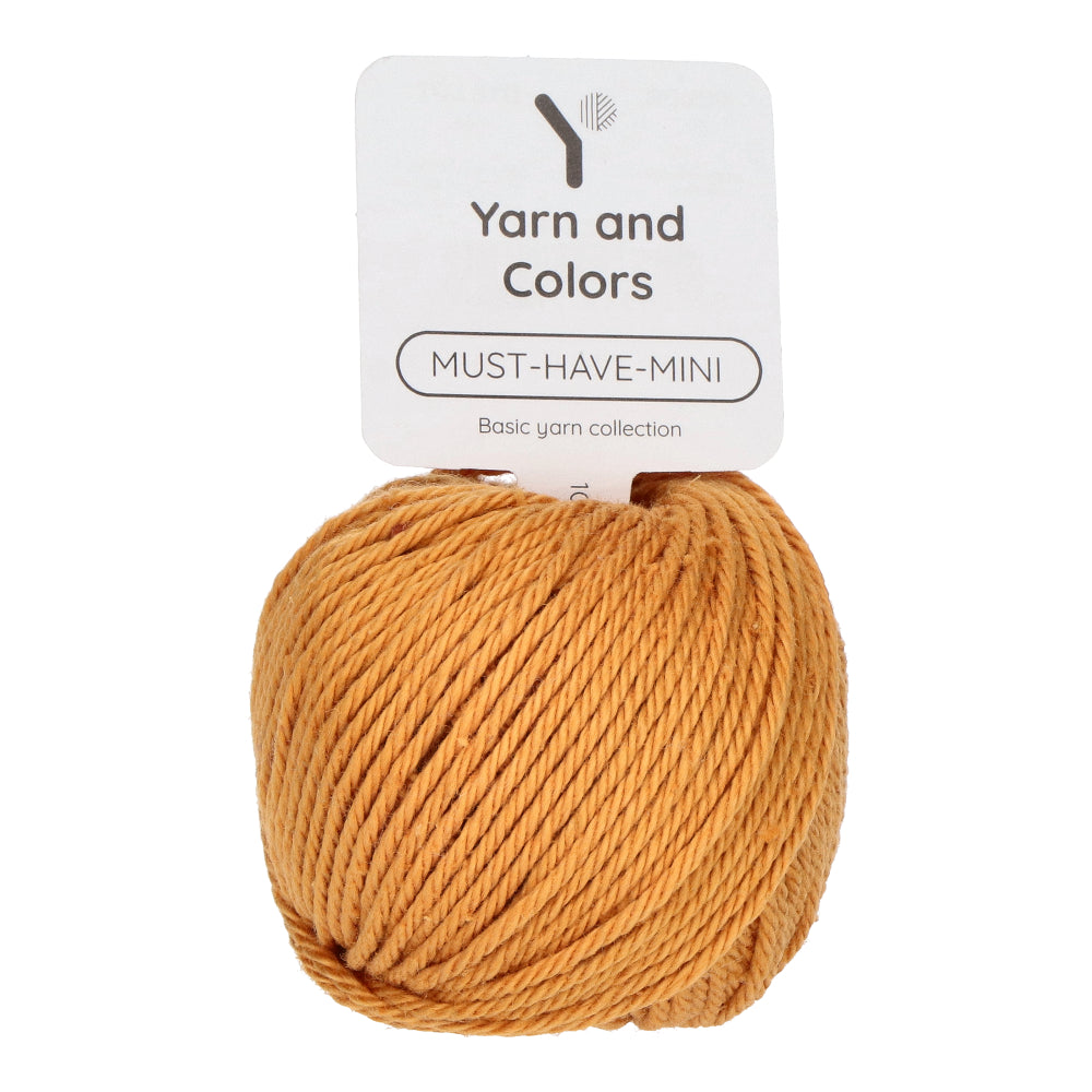 Yarn and Colors Must-have Minis 107 Ocher - bol garen in deze kleur