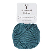Yarn and Colors Must-have Minis 116 Teal - bol garen in deze kleur