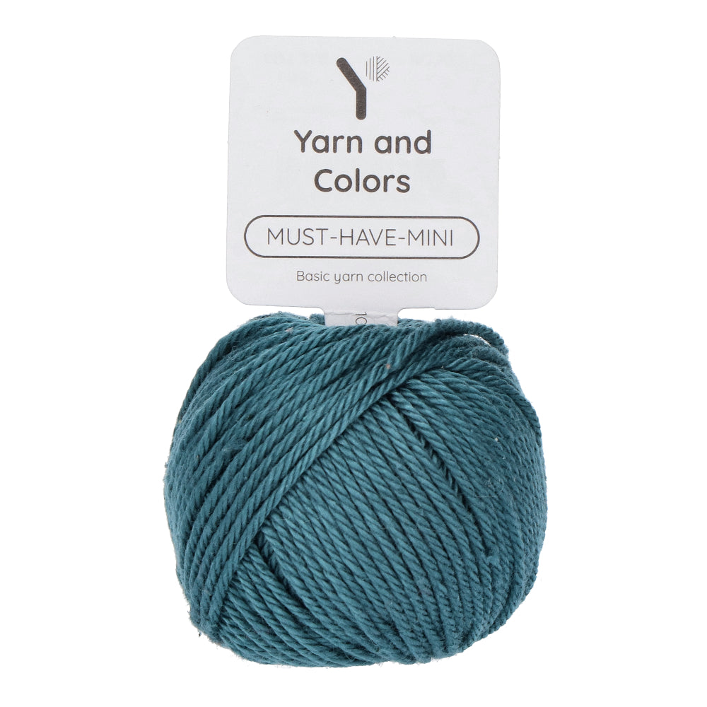 Yarn and Colors Must-have Minis 116 Teal - bol garen in deze kleur