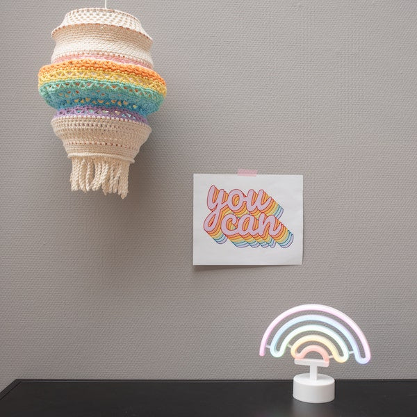 Yarn and Colors Rainbow Lamp Haakpakket (2)