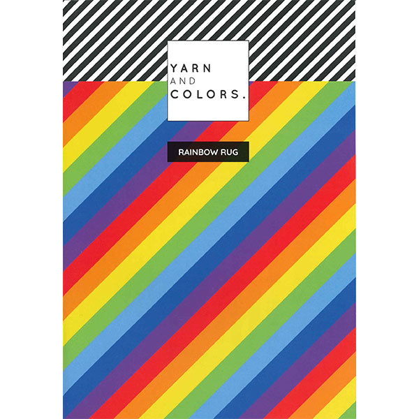 Rainbow rug — gemaakt met Yarn and Colors Rainbow Rug Booklet