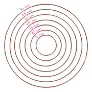 Yarn and Colors Rosé Metalen Ring 40 cm