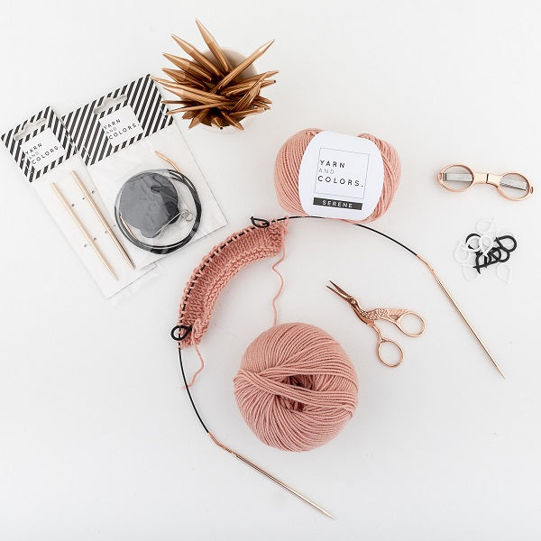 Yarn and Colors Rosé Naaldpunten