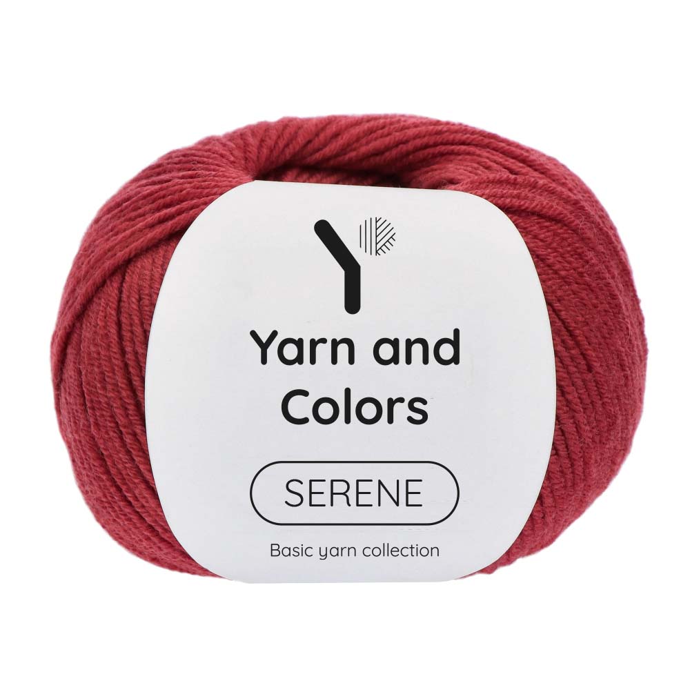 Yarn and Colors Serene 029 Burgundy - bol garen in deze kleur
