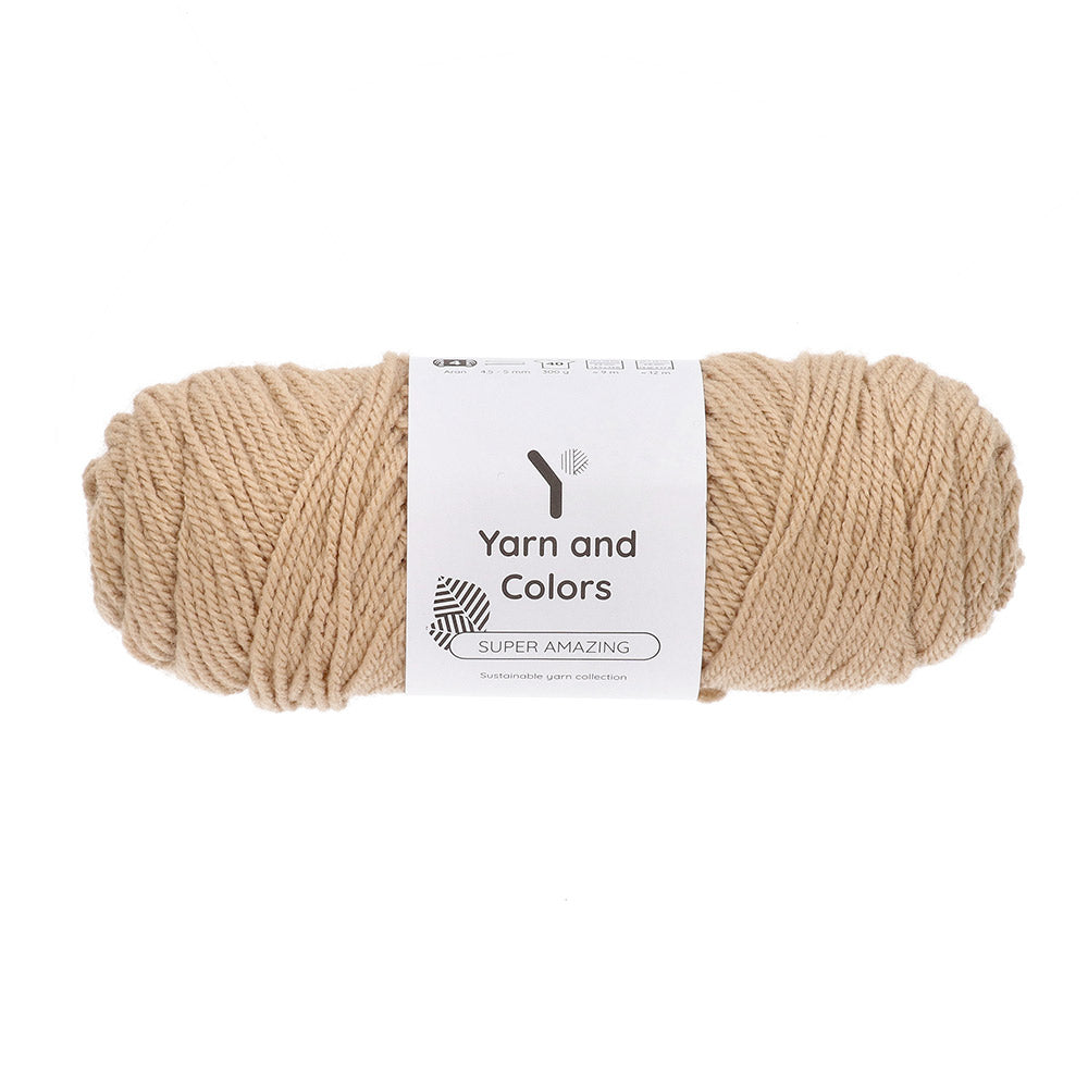 Yarn and Colors Super Amazing 009 Limestone - bol garen in deze kleur