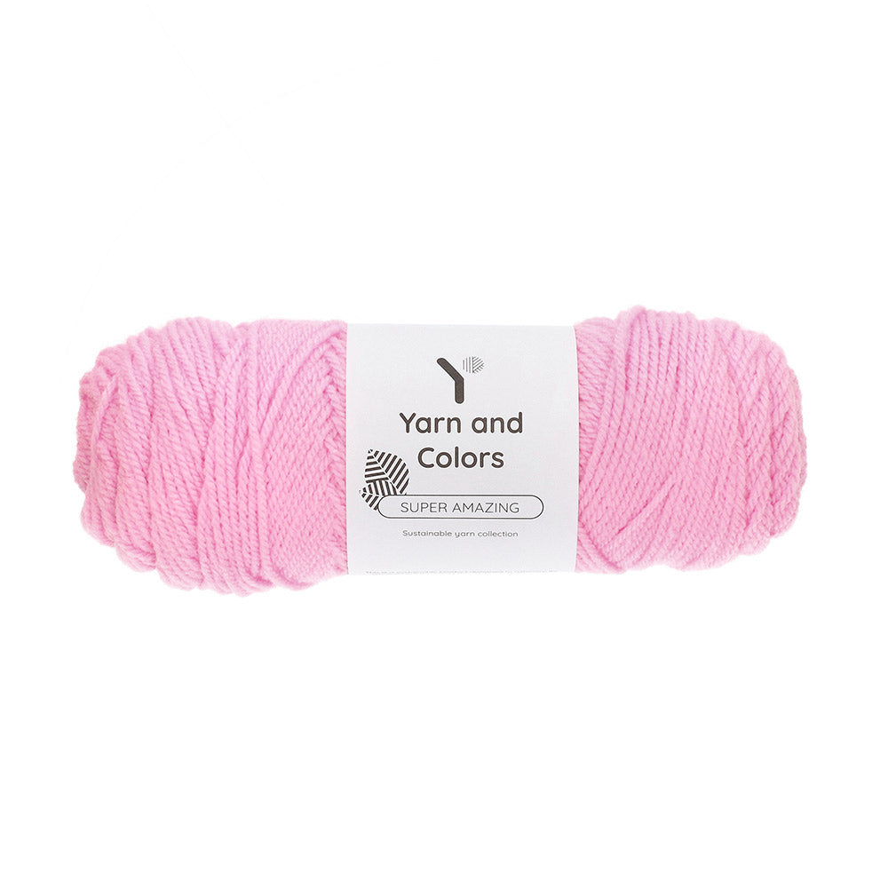 Yarn and Colors Super Amazing 037 Cotton Candy - bol garen in deze kleur