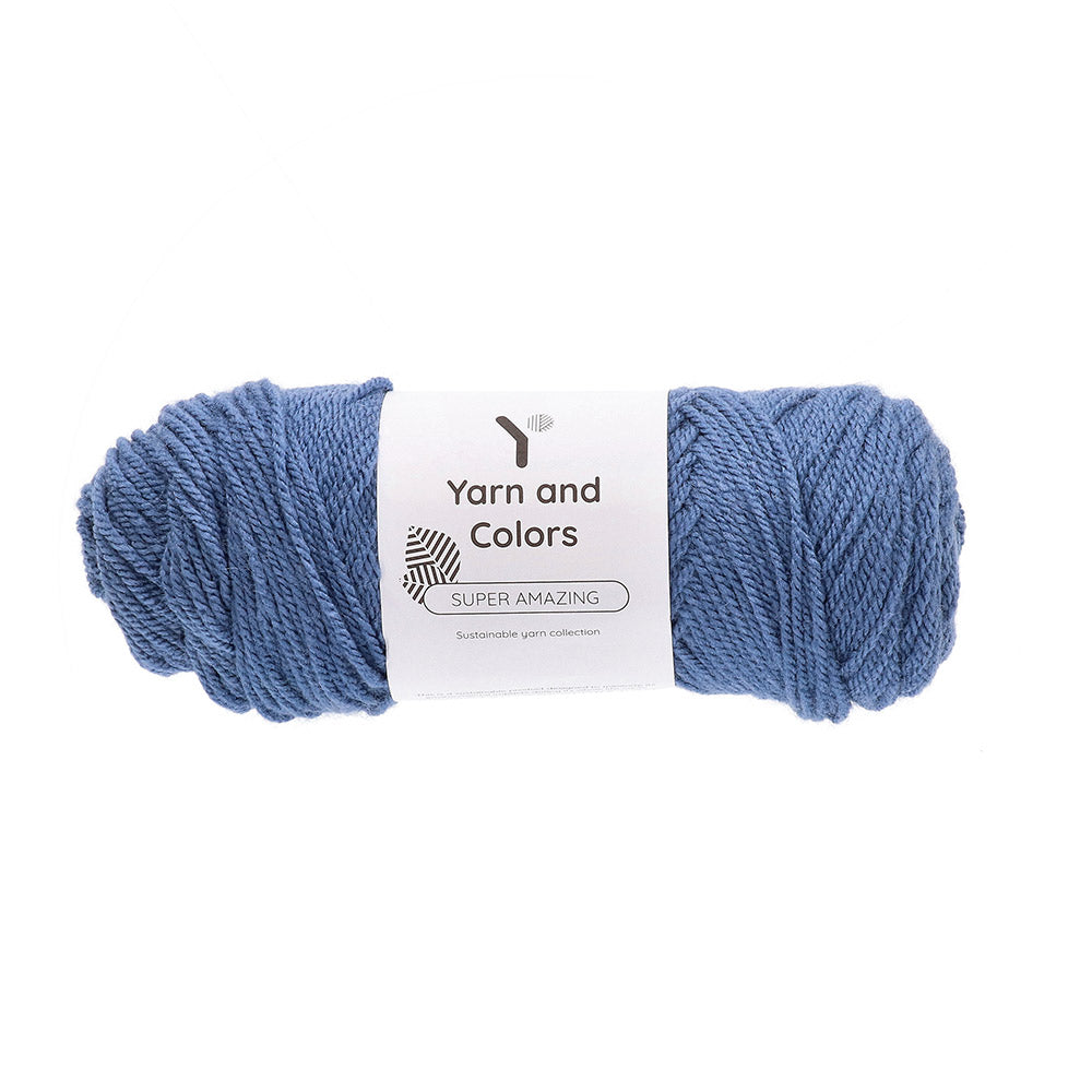 Yarn and Colors Super Amazing 061 Denim - bol garen in deze kleur
