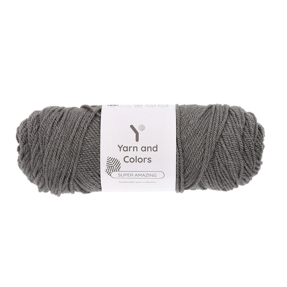 Yarn and Colors Super Amazing 098 Graphite - bol garen in deze kleur