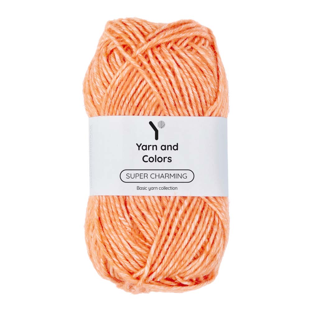 Yarn and Colors Super Charming 016 Cantaloupe - bol garen in deze kleur