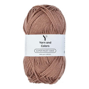 Yarn and Colors Super Must-have 008 Teak - bol garen in deze kleur