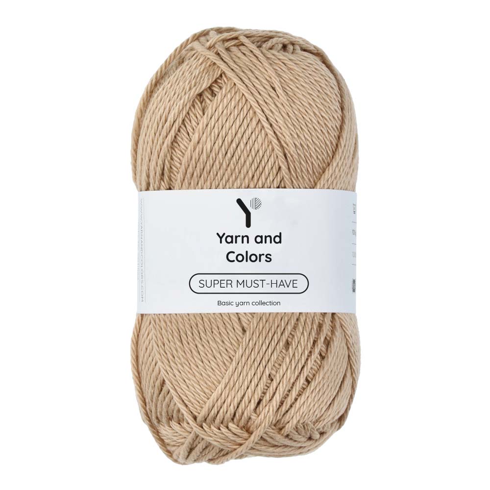 Yarn and Colors Super Must-have 009 Limestone - bol garen in deze kleur