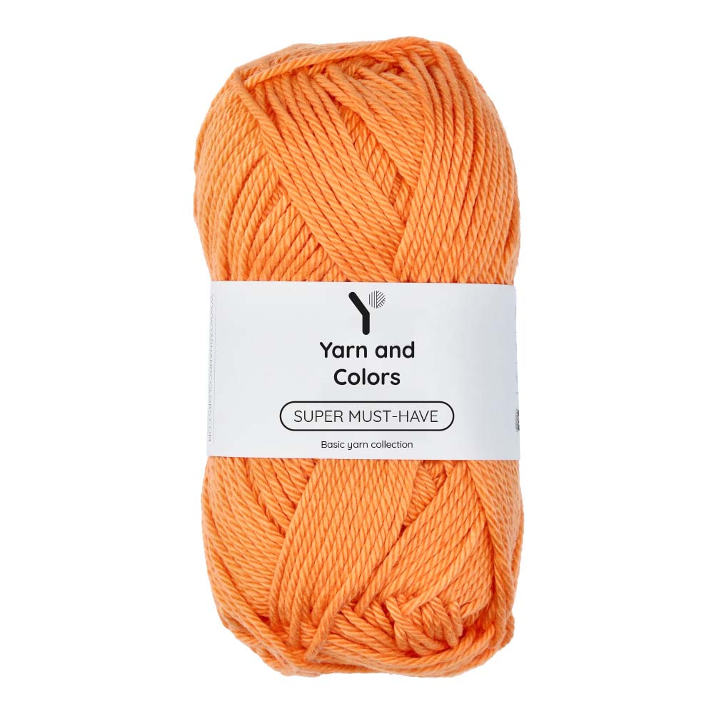Yarn and Colors Super Must-have 016 Cantaloupe - bol garen in deze kleur