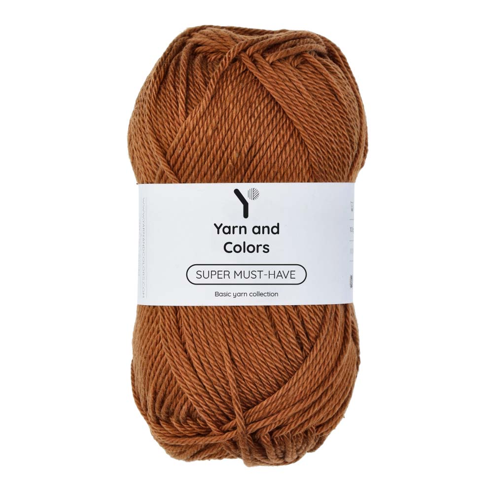 Yarn and Colors Super Must-have 026 Satay - bol garen in deze kleur