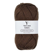 Yarn and Colors Super Must-have 028 Soil - bol garen in deze kleur