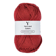 Yarn and Colors Super Must-have 029 Burgundy - bol garen in deze kleur
