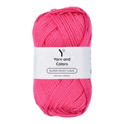 Yarn and Colors Super Must-have 035 Girly Pink - bol garen in deze kleur