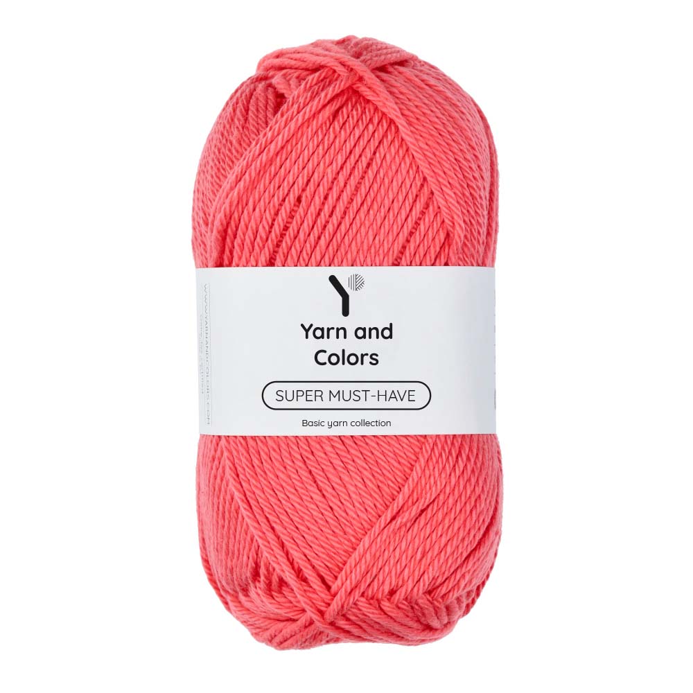 Yarn and Colors Super Must-have 040 Pink Sand - bol garen in deze kleur