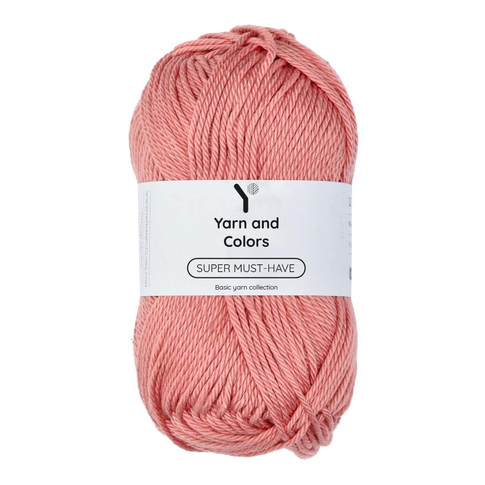 Yarn and Colors Super Must-have 047 Old Pink - bol garen in deze kleur