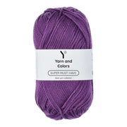 Yarn and Colors Super Must-have 055 Lilac - bol garen in deze kleur