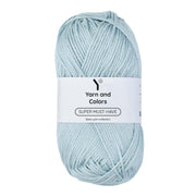 Yarn and Colors Super Must-have 063 Ice Blue - bol garen in deze kleur