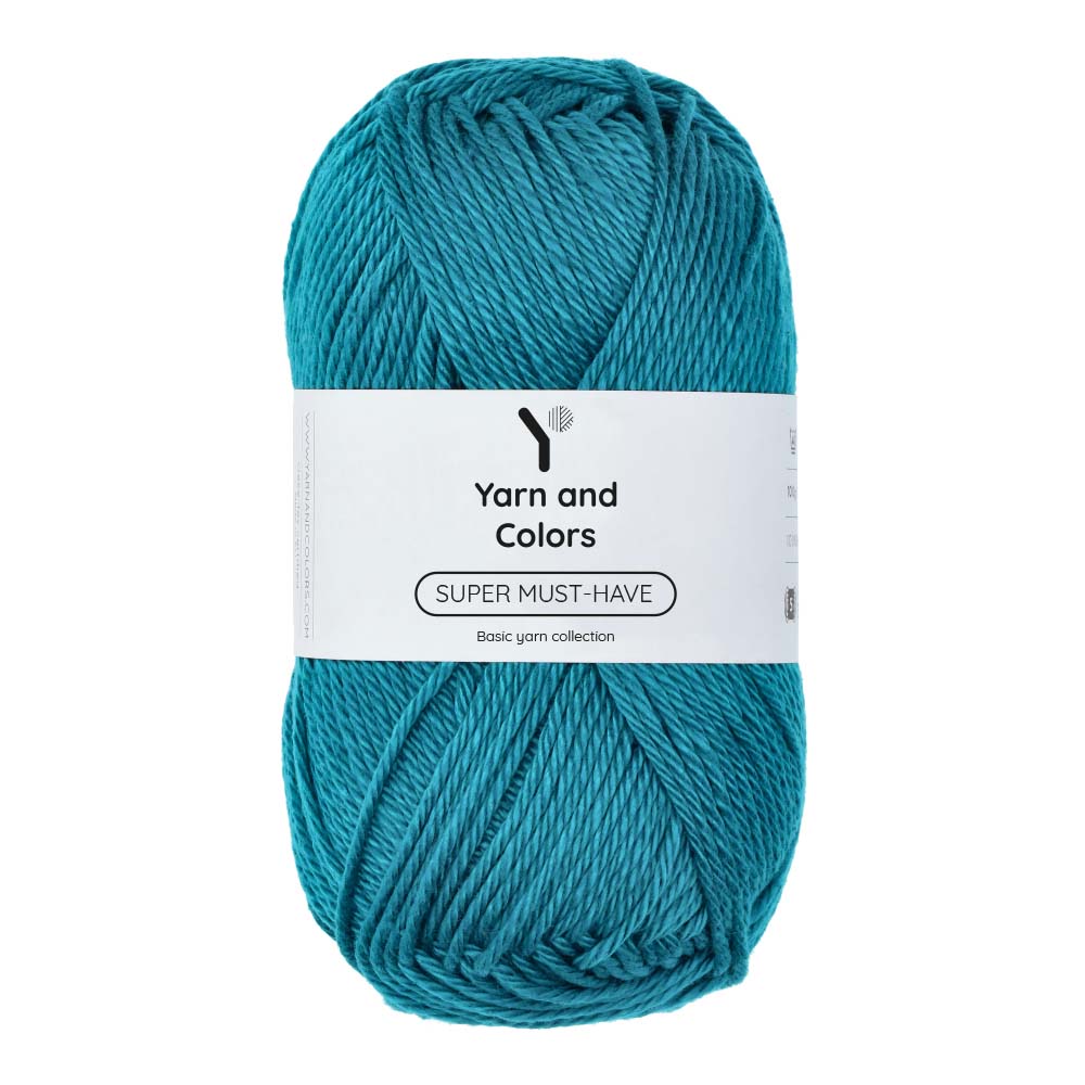 Yarn and Colors Super Must-have 070 Petroleum - bol garen in deze kleur