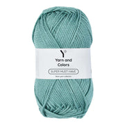 Yarn and Colors Super Must-have 072 Glass - bol garen in deze kleur