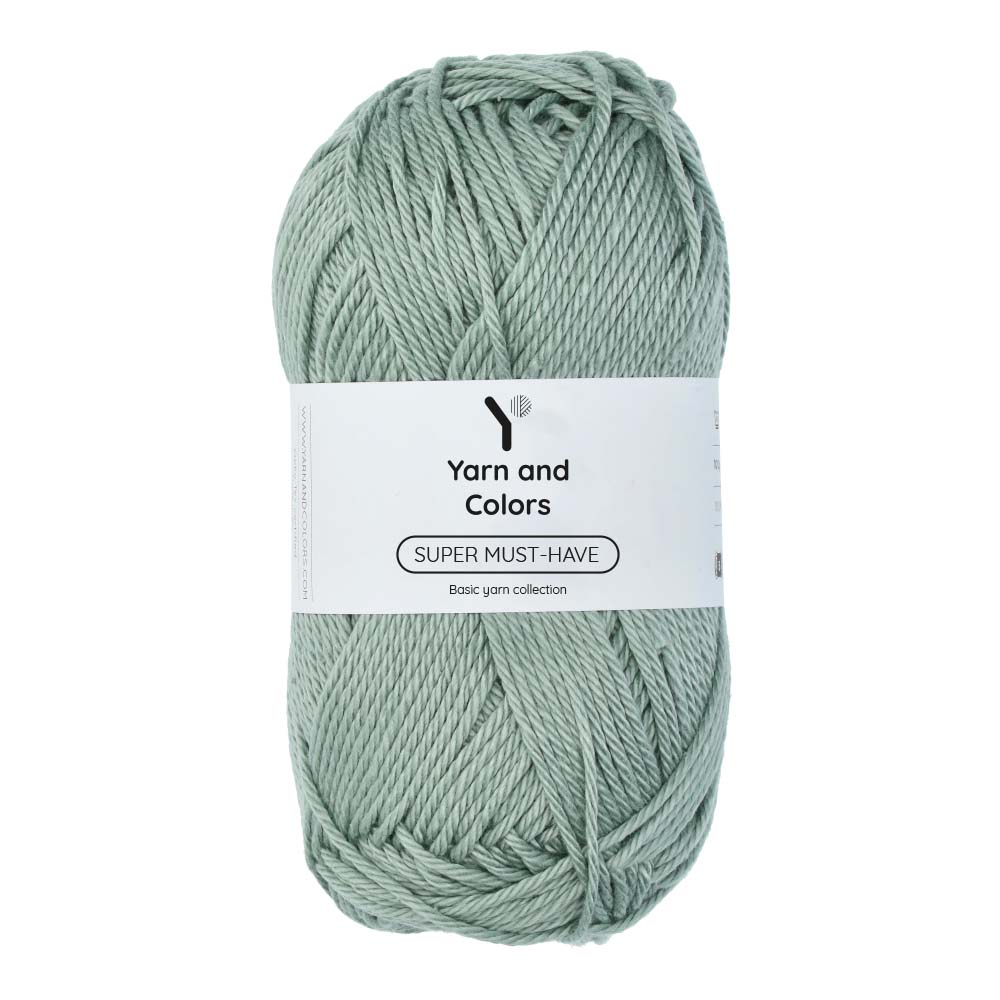 Yarn and Colors Super Must-have 080 Eucalyptus - bol garen in deze kleur