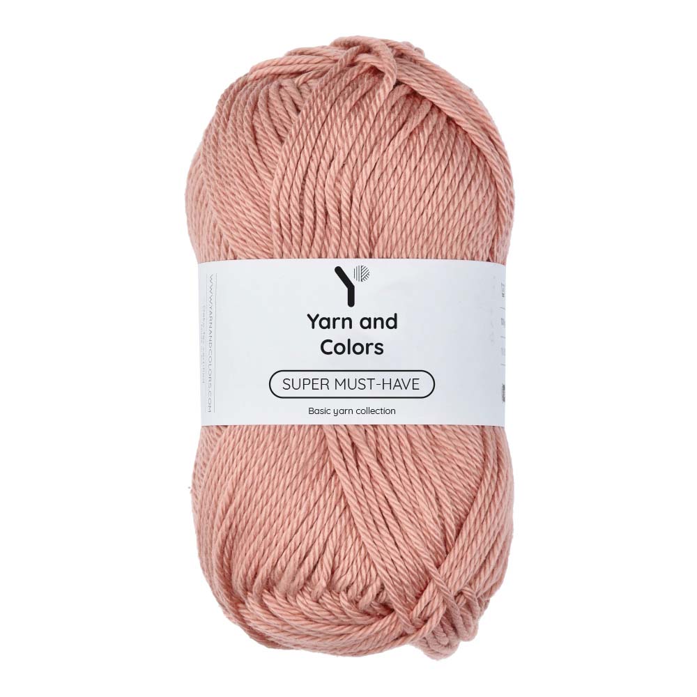Yarn and Colors Super Must-have 101 Rosé - bol garen in deze kleur