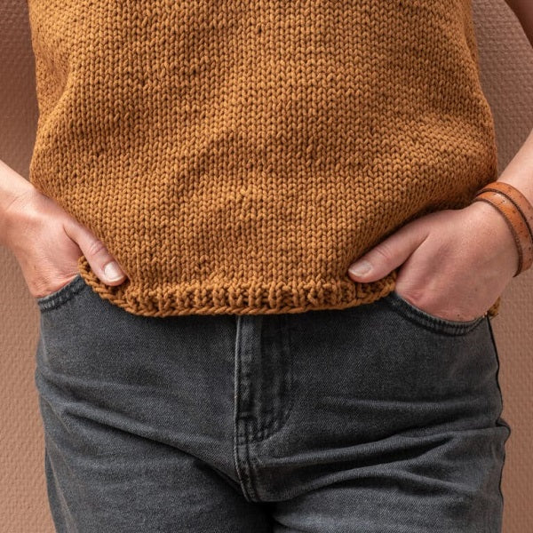 Tank top satay — gemaakt met Yarn and Colors Tank Top Breipakket