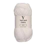 Yarn and Colors Zen 001 White - bol garen in deze kleur
