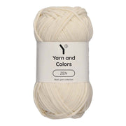 Yarn and Colors Zen 002 Cream - bol garen in deze kleur