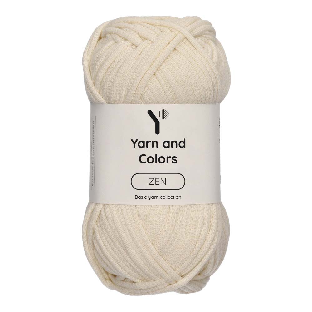 Yarn and Colors Zen 002 Cream - bol garen in deze kleur